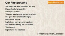 Frederick Locker Lampson - Our Photographs