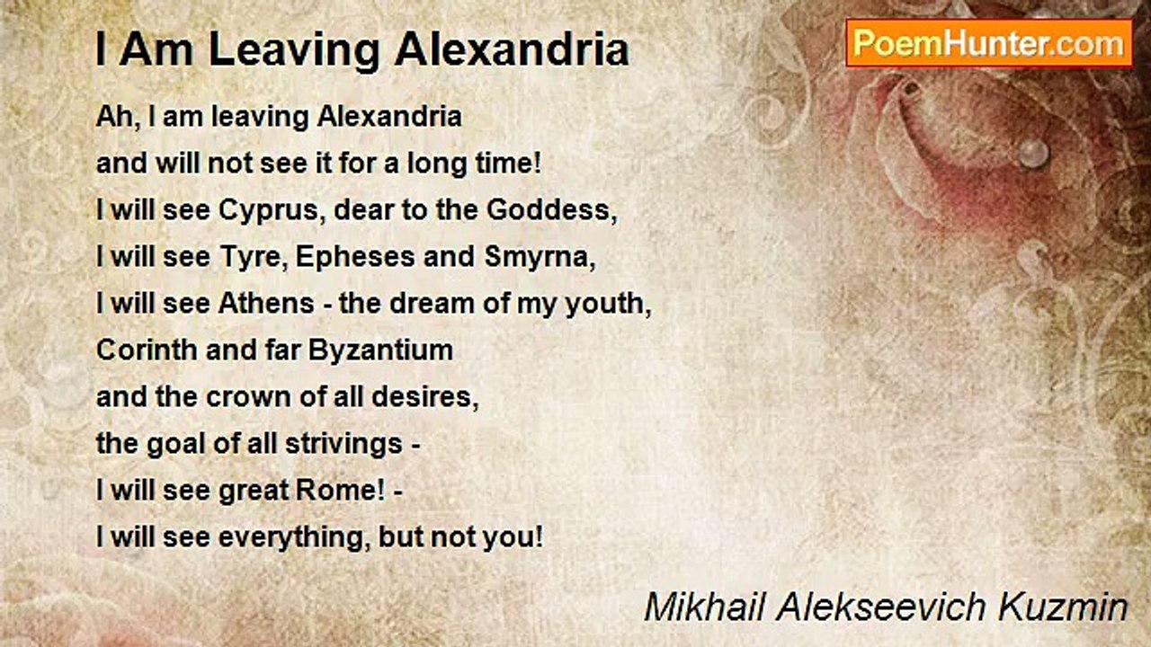 Mikhail Alekseevich Kuzmin - I Am Leaving Alexa...