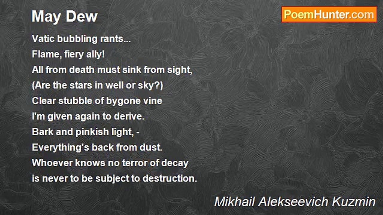 Mikhail Alekseevich Kuzmin - May Dew