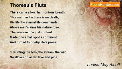Louisa May Alcott - Thoreau's Flute