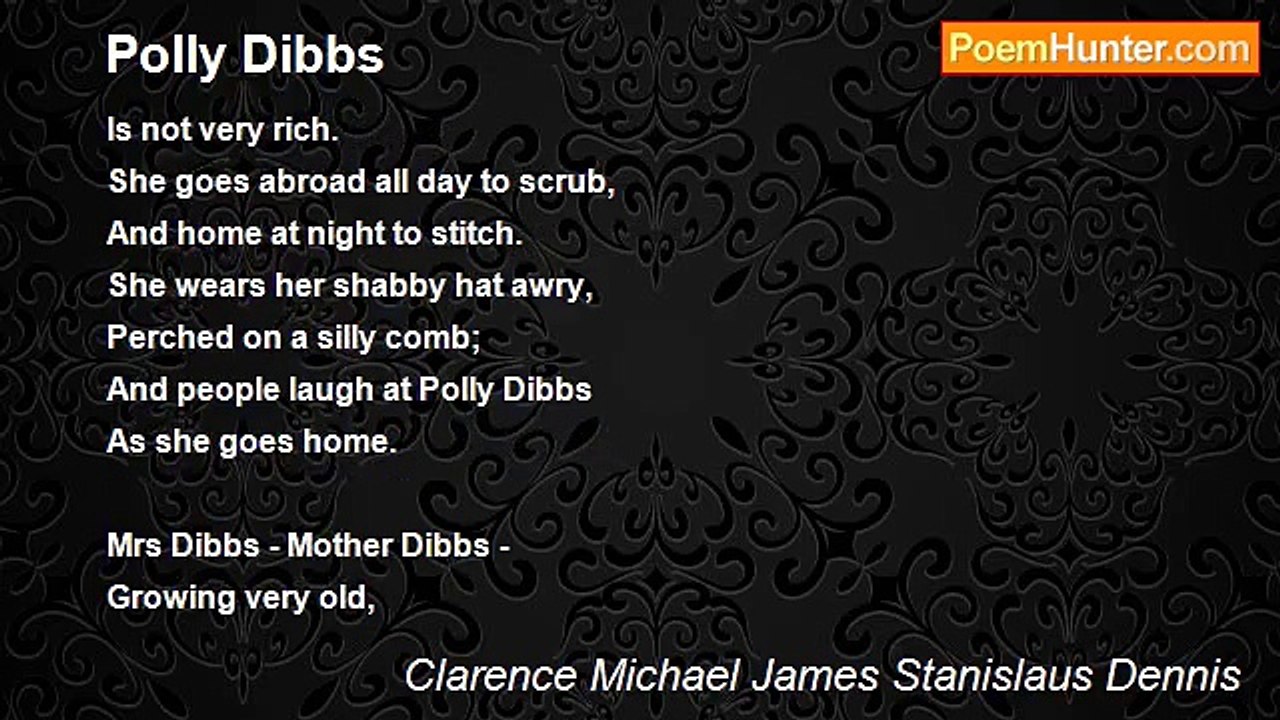 Clarence Michael James Stanislaus Dennis - Polly Dibbs
