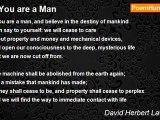 David Herbert Lawrence - If You are a Man