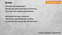 David Herbert Lawrence - Green