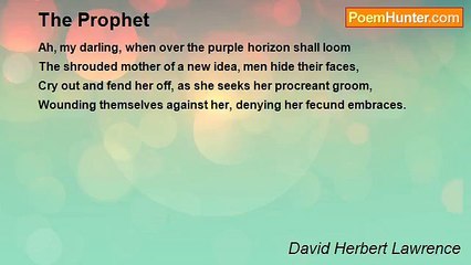 David Herbert Lawrence - The Prophet