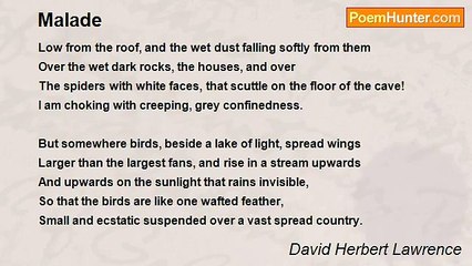 David Herbert Lawrence - Malade