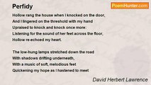 David Herbert Lawrence - Perfidy