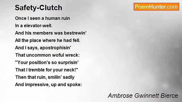 Ambrose Gwinnett Bierce - Safety-Clutch