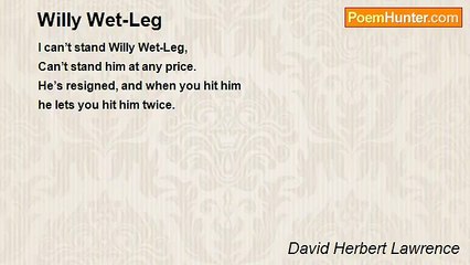 David Herbert Lawrence - Willy Wet-Leg