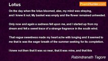 Rabindranath Tagore - Lotus