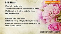 Rabindranath Tagore - Still Heart