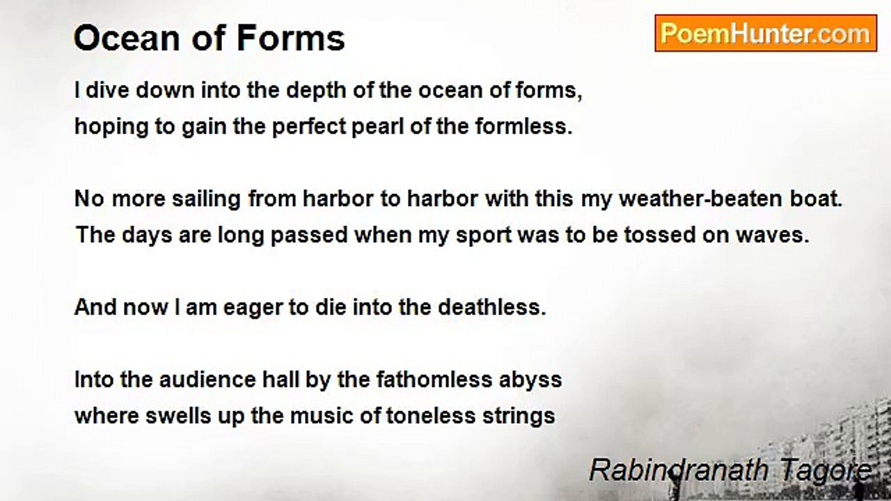 Rabindranath Tagore - Ocean of Forms