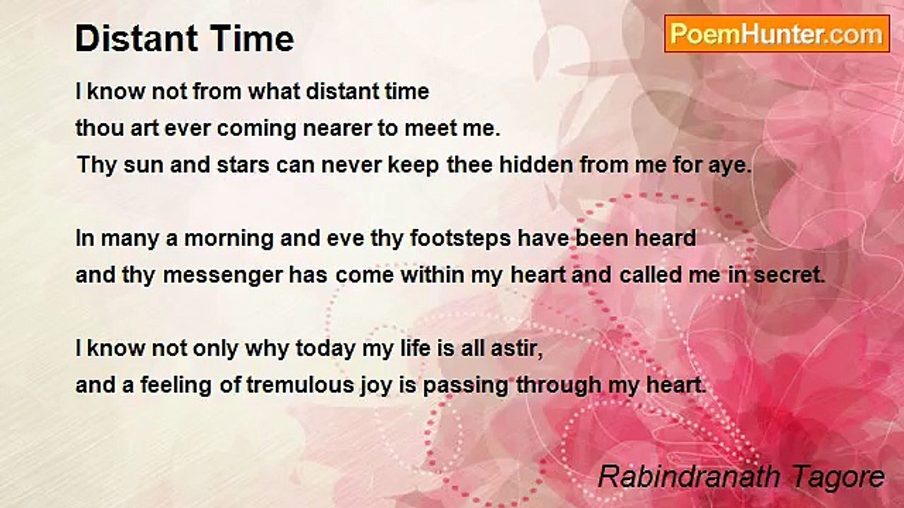 Rabindranath Tagore - Distant Time