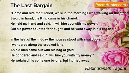Rabindranath Tagore - The Last Bargain