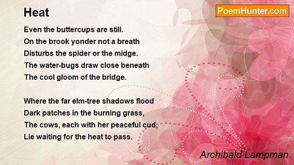 Archibald Lampman - Heat