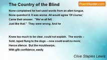 Clive Staples Lewis - The Country of the Blind
