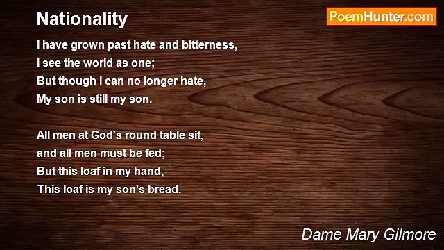 Dame Mary Gilmore - Nationality