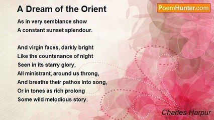 Charles Harpur - A Dream of the Orient