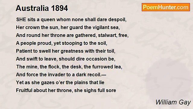 William Gay - Australia 1894