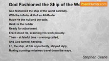 Stephen Crane - God Fashioned the Ship of the World