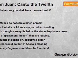 George Gordon Byron - Don Juan: Canto the Twelfth