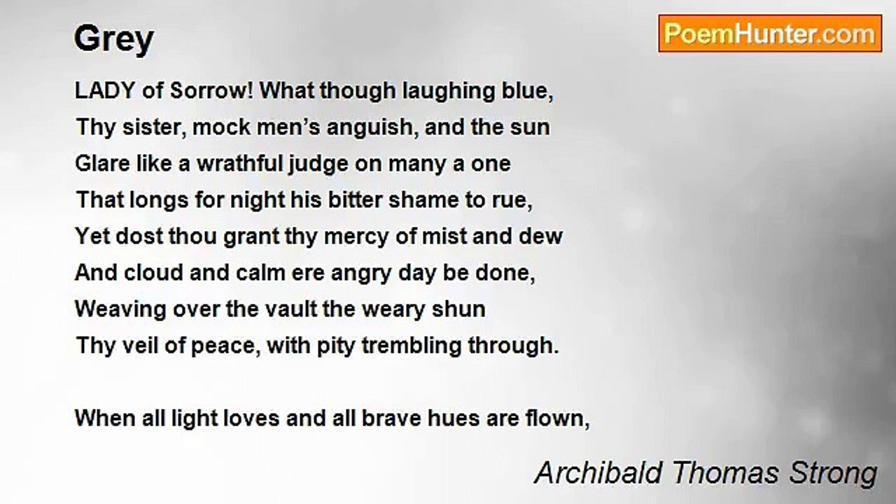 Archibald Thomas Strong - Grey