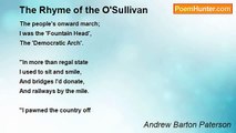 Andrew Barton Paterson - The Rhyme of the O'Sullivan