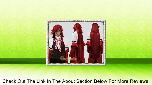 Black Butler / Kuroshitsuji - Grell Sutcliff Wig (Wine Red) Review