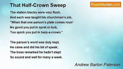 Andrew Barton Paterson - That Half-Crown Sweep
