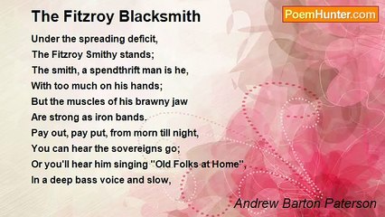 Andrew Barton Paterson - The Fitzroy Blacksmith