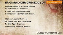 Giuseppe Gioacchino Belli - ER GIORNO DER GIUDIZZIO ( On Judgement Day)