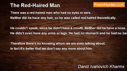 Daniil Ivanovich Kharms - The Red-Haired Man