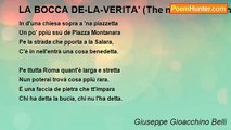 Giuseppe Gioacchino Belli - LA BOCCA DE-LA-VERITA' (The mouth Of truth)