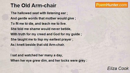 Eliza Cook - The Old Arm-chair