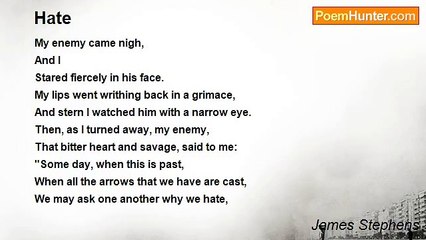 James Stephens - Hate