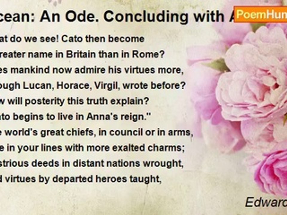 Edward Young - Ocean: An Ode. Concluding with A Wish.