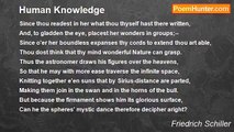 Friedrich Schiller - Human Knowledge