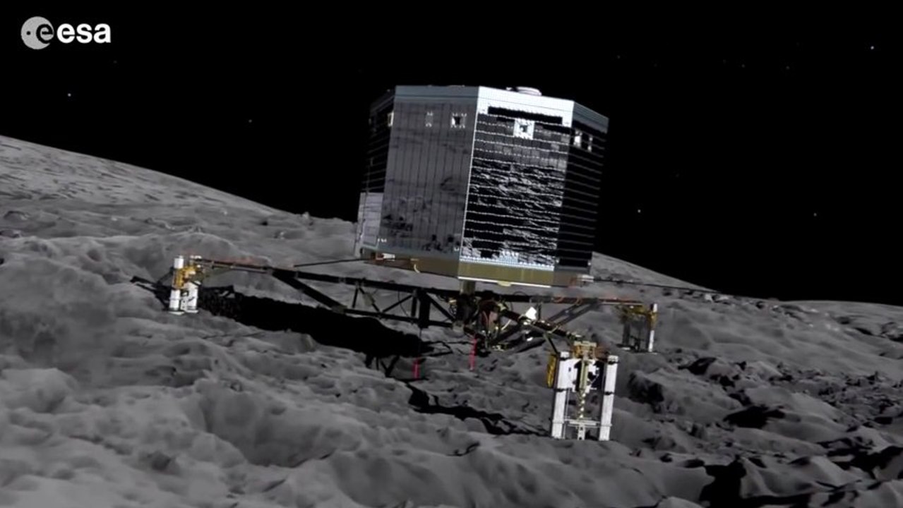 Mission Rosetta : simulation de l'atterrissage de Philae