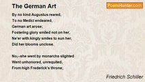 Friedrich Schiller - The German Art