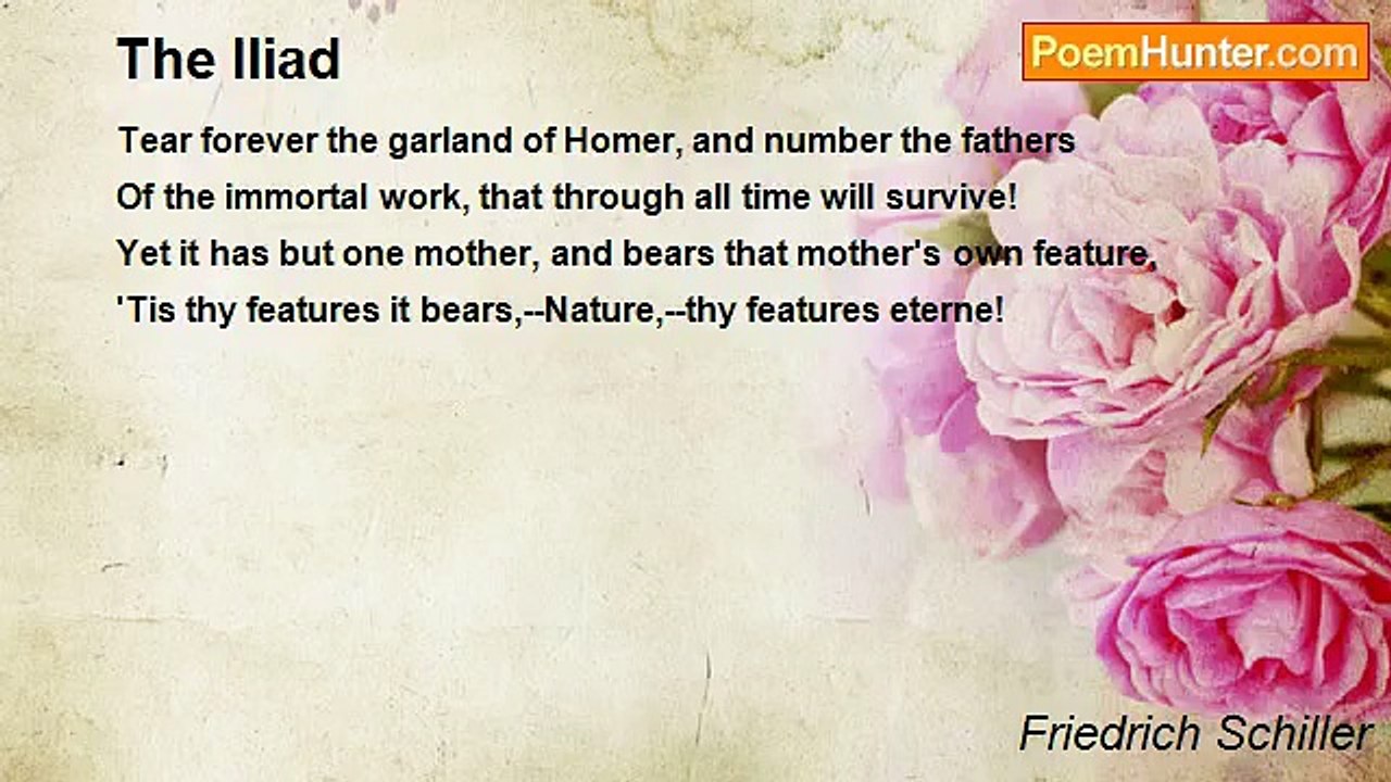 Friedrich Schiller - The Iliad