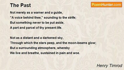 Henry Timrod - The Past