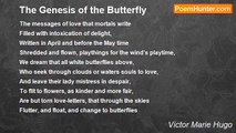Victor Marie Hugo - The Genesis of the Butterfly