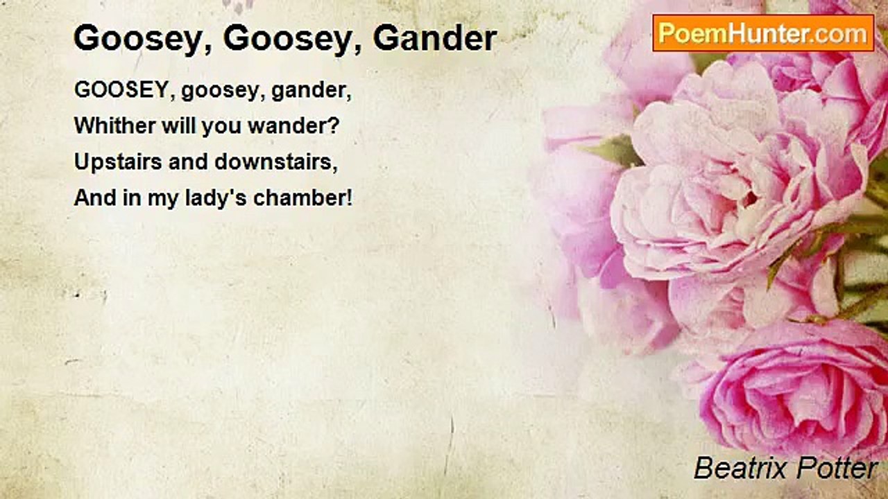 Beatrix Potter - Goosey, Goosey, Gander