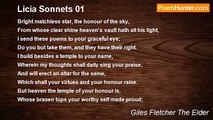 Giles Fletcher The Elder - Licia Sonnets 01
