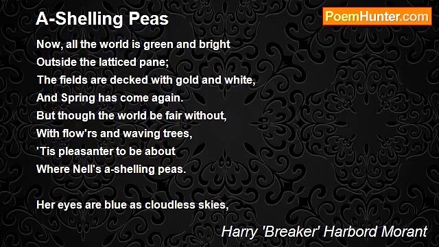 Harry 'Breaker' Harbord Morant - A-Shelling Peas