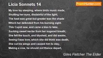 Giles Fletcher The Elder - Licia Sonnets 14
