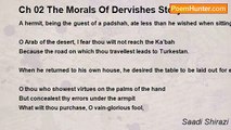 Saadi Shirazi - Ch 02 The Morals Of Dervishes Story 06