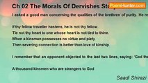 Saadi Shirazi - Ch 02 The Morals Of Dervishes Story 44