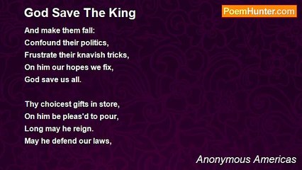 Anonymous Americas - God Save The King