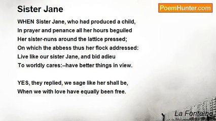 La Fontaine - Sister Jane