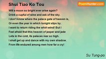 Su Tung-po - Shui Tiao Ko Tou